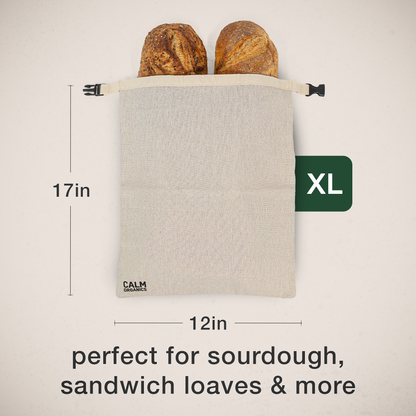 CALM ORGANICS BREAD BAG