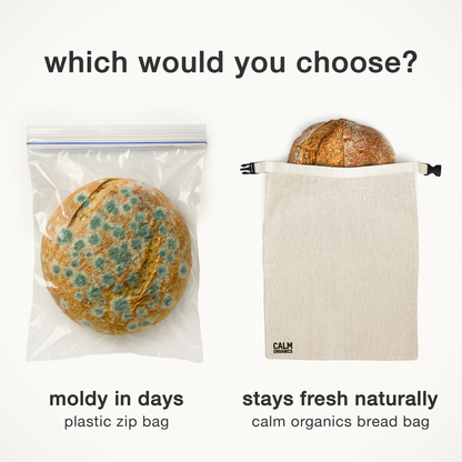 CALM ORGANICS BREAD BAG